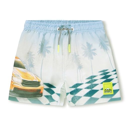 [01-37443.0] Jungen Badeshorts Renn-Motiv (110-116)