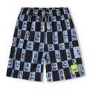 Jungen Surfshorts mit lustigen Gesichtern