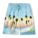 Jungen Surfshorts mit Skatepark-Print