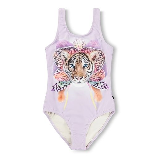 [01-37451.0] Mädchen Badekleid mit Tiger-Blumen-Print (116)