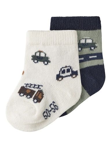 [01-37452.1] Babysocken 2-Pack mit Autos (74-80)