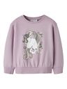 Mädchen Sweatshirt mit Einhorn Druck