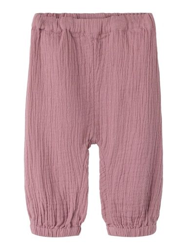 [01-37458.1] Weiche Musselin Hose (Himbeer, 86)