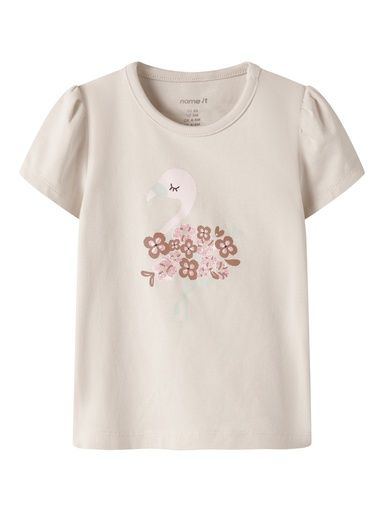 [01-37461.10] Baby T-Shirt mit Druck (Beige, 86)