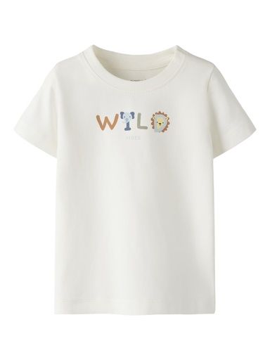 [01-37462.10] Kurzarm T-Shirt mit Safari Druck (Weiss, 74)