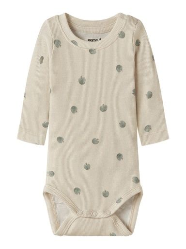 [01-37466.1] Langarmbody gerippt mit Apfel (56)