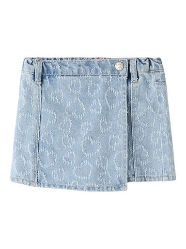 [01-37469.1] Mädchen Denim Skort mit Herzen (116)