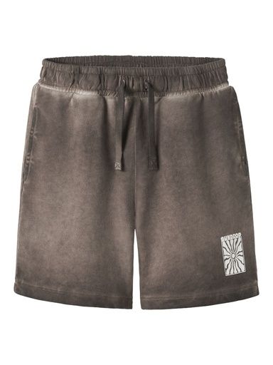[01-37472.10] Knaben Sweatshorts Tie-Dye Effekt (Braun, 140)