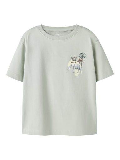 [01-37475.10] Knaben T-Shirt mit Rückenprint Safari (Mint, 92)