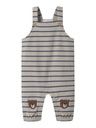 Baby Sweatoverall gestreift Bär