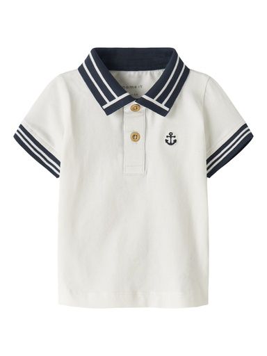 [01-37491.1] Baby Poloshirt (Weiss, 56)