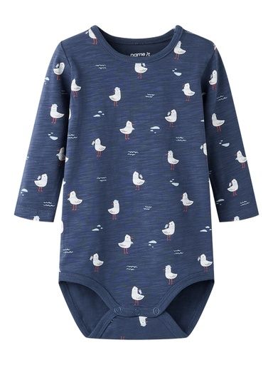 [01-37493.1] Langarmbody AOP (Dunkelblau, 50)