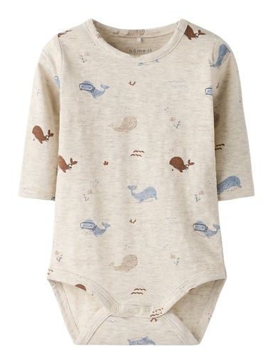 [01-37493.10] Langarmbody AOP (Beige, 74)