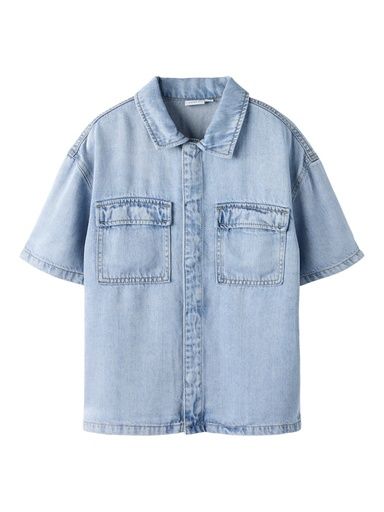 [01-37512.1] Leichtes Denim Kurzarmhemd (158)