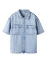 Leichtes Denim Kurzarmhemd