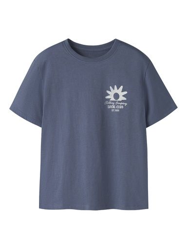 [01-37513.1] Knaben T-Shirt mit Rückenprint (Blau, 158-164)