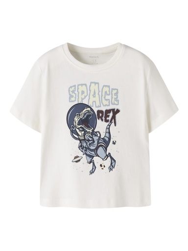 [01-37515.11] Knaben T-Shirt bedruckt (Weiss, 98)