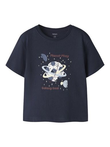 [01-37515.12] Knaben T-Shirt bedruckt (Dunkelblau, 98)