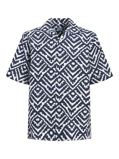 [01-37560.1] Knaben Kurzarmhemd AOP (164)