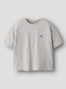 Weites Mädchen T-Shirt mit Rückenprint