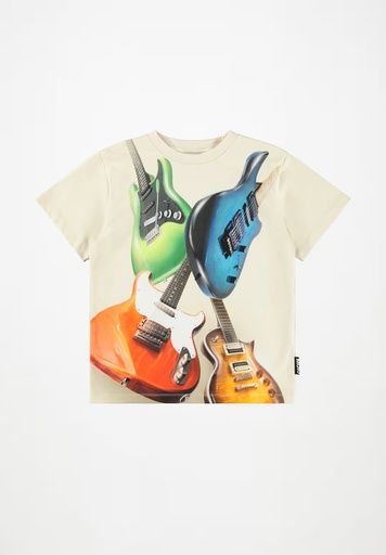 [01-37604.1] Knaben T-Shirt mit Gitarren Druck (140)