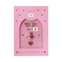 Haar- und Schmuck Set Herz