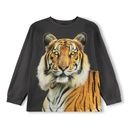 Knaben Langarmshirt mit Tiger Druck