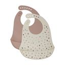2er-Pack Silikonlätzchen