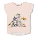 Mädchen-T-Shirt mit niedlichen Tieren