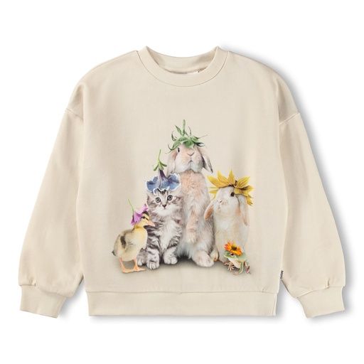 [01-37631.2] Mädchen-Sweatshirt niedliche Tiere (122)
