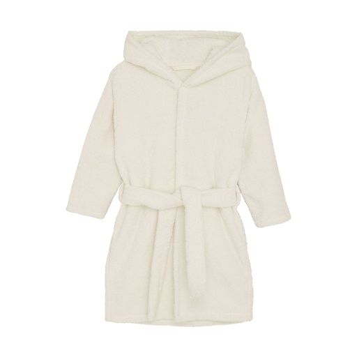 [01-37641.8] Bademantel mit Kapuze Tiermotiv (Beige, 86-92)