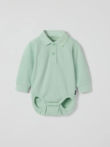 [01-37649.1] Baby-Langarmbody mit Kragen uni (62)