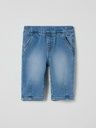 Babyhose aus Jersey-Denim uni