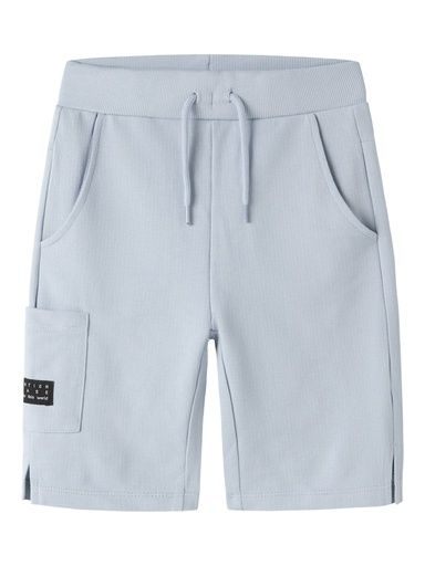 [01-37674.11] Sweatshorts mit Kordelzug und Seitentasche (Grau, 128)