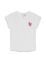 Mädchen T-Shirt mit kleinem Brustdruck