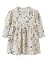 Langarmkleid Baby mit Blumendruck