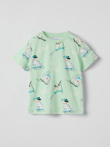 [01-37717.1] Jungen T-Shirt mit Hunde-Print (92)