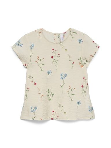 [01-37738.1] Mädchen KA Top mit Blumendruck (146)