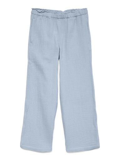 [01-37742.1] Weite Musselin Hose Mädchen (128)