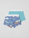 2-Pack Knaben Boxershorts Wal-Print