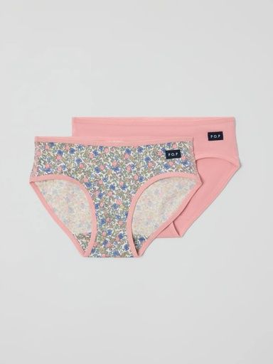 [01-37768.1] 2-Pack Mädchen Unterhosen geblümt (86/92)