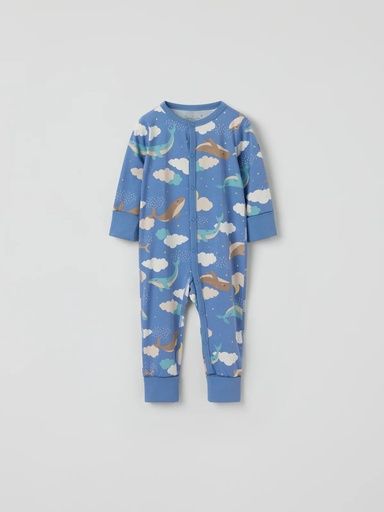 [01-37775.1] Baby-Pyjama mit Wal-Print (62/68)