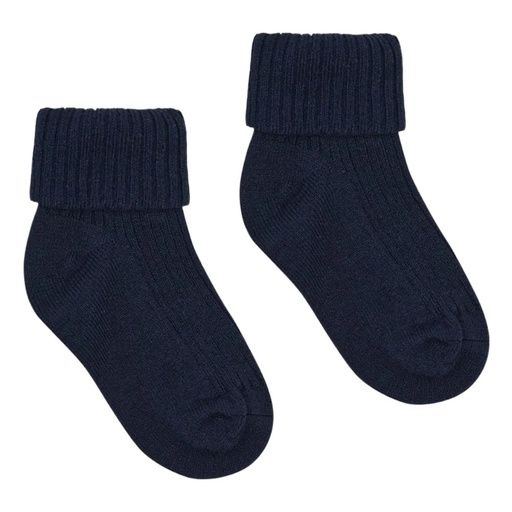 [01-37806.12] Babysocken aus Bambus (Dunkelblau, 17-18)