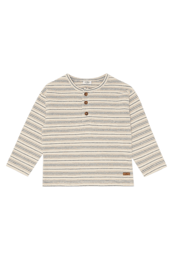 [01-37811.1] Weiches Knaben Langarmshirt Gestreift (104)