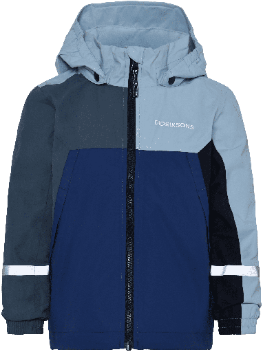 [01-37825.10] Wind- und wasserdichte Regenjacke (Blau, 130)