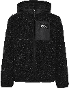 Fleecejacke mit Kapuze