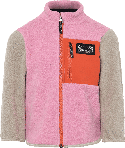 [01-37833.0] Farbige Teddyfleece Jacke (Rosa, 90)