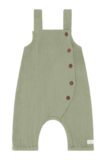 [01-37841.1] Baby Overall aus Musselin (Grün, 68)