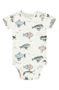 Baby Kurzarm Body Submarine Bambus