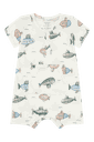 Kurzes Bambus Baby-Pyjama Submarine